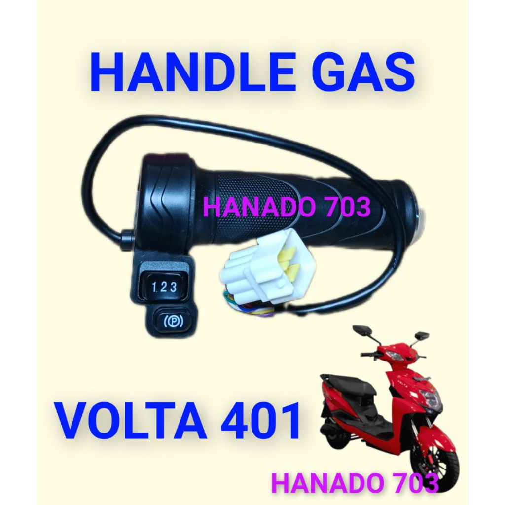 handle gas motor listrik volta 401 throttle gas sepeda listrik volta 401