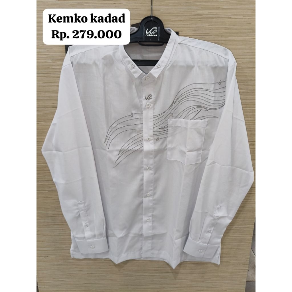 RABBANI 2026 _ KEMKO RABBANI KADAD MST / KEMEJA KOKO RABBANI PUTIH LENGAN PANJANG