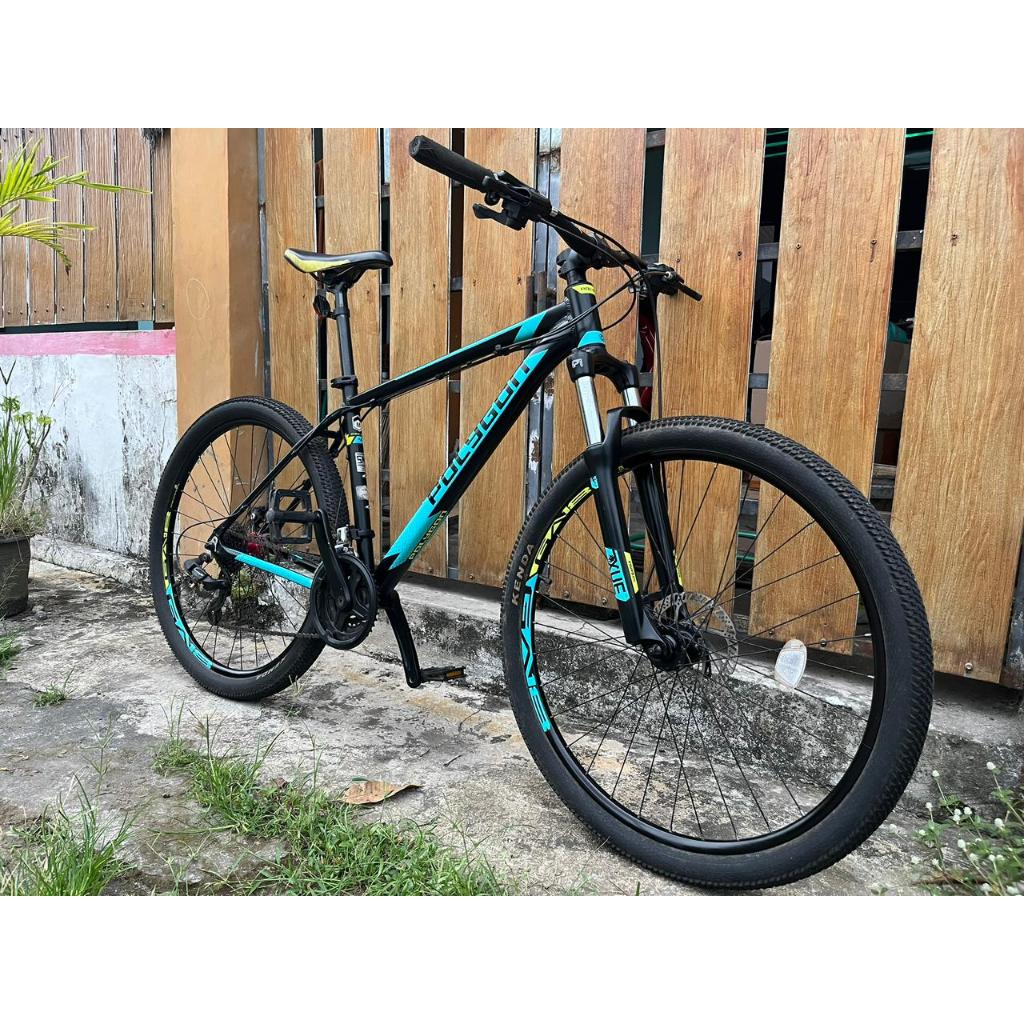 Sepeda Gunung MTB Polygon Cascade 4 size M 27,5 normal mulus upgrade hub raze jangkrik