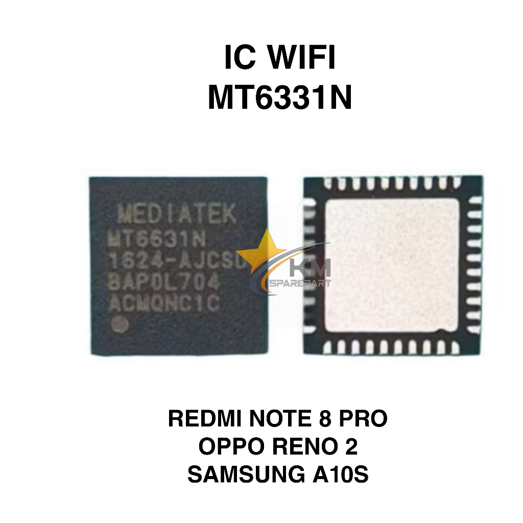 IC WIFI MT633IN XIAOMI REDMI NOTE 8 PRO RENO 2 SAMSUNG A10S
