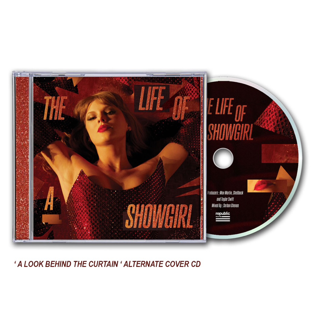 CD TAYLOR SWIFT - THE LIFE OF A SHOWGIRL ‘ A LOOK BEHIND THE CURTAIN ‘ ALTERNATE COVER ALBUM . TAYLO