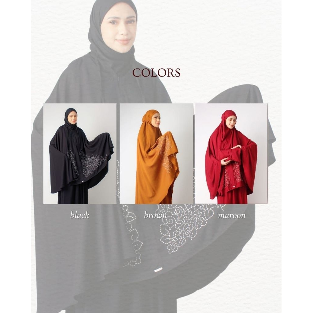 MUKENA DEWASA D'ELMIRA BY RUMAH DANNIS SIZE XL / SALE DANNIS / MUKENA / MUKENA DEWASA / MUKENA DANNI