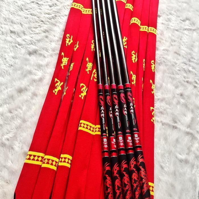 Tegek Import Juxing Special Power Black Carbon 7h 19t Packing Pipa pvc Bonus Ujung Solid