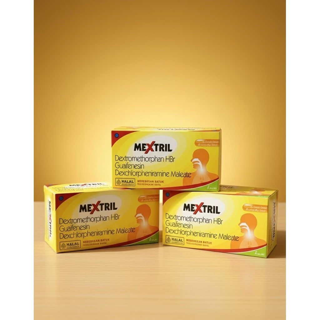 Mextril Obat Batuk 1Box Batuk Tenggorokan Gatal
