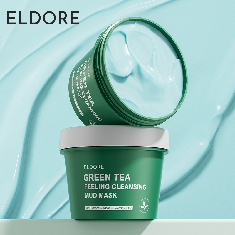 [BPOM] ELDORE Green Tea Oil Control Cleansing Mud Mask - Masker Wajah
