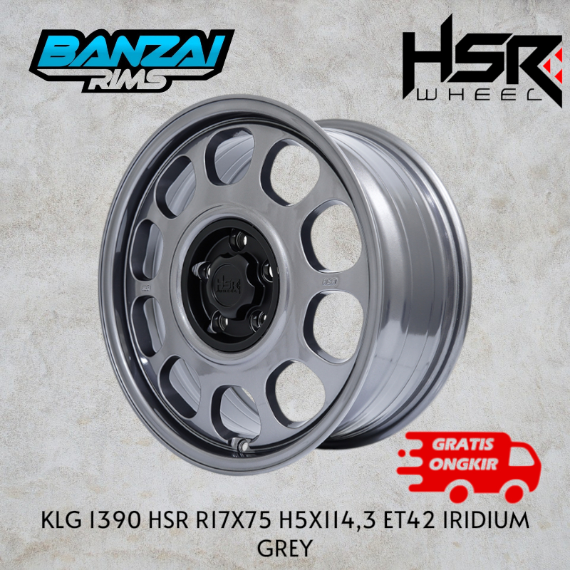 velg mobil hsr wheel model kaleng hsr klg ring 17 pcd 5x114.3 velg mobil murah ring 17