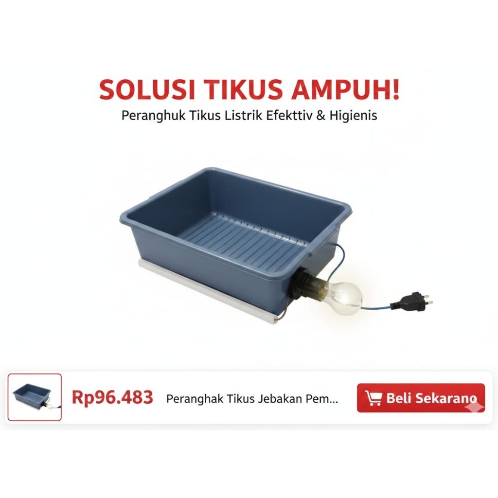 perangkap tikus listrik jebakan pembasmi tikus