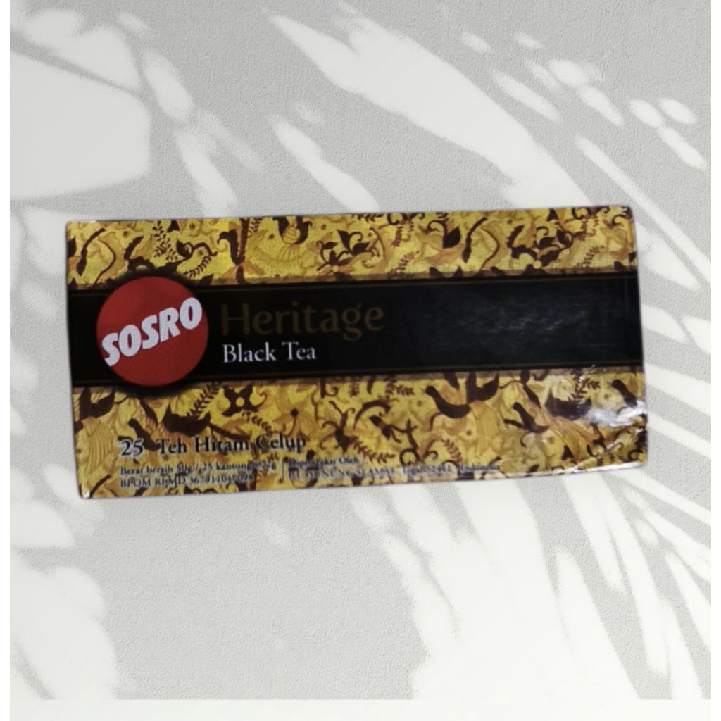 Teh celup Sosro black tea heritage (promo)