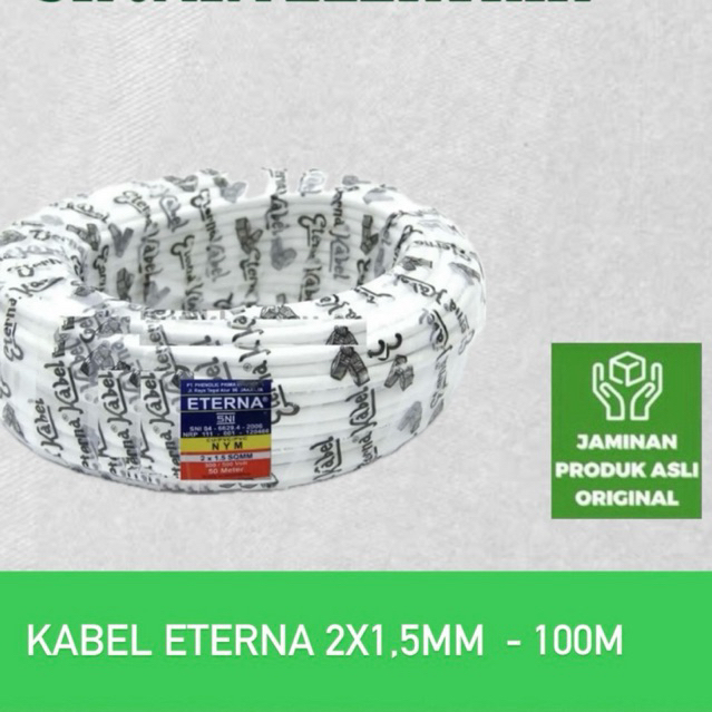 Kabel Eterna 2 x 1,5mm - 100 Meter