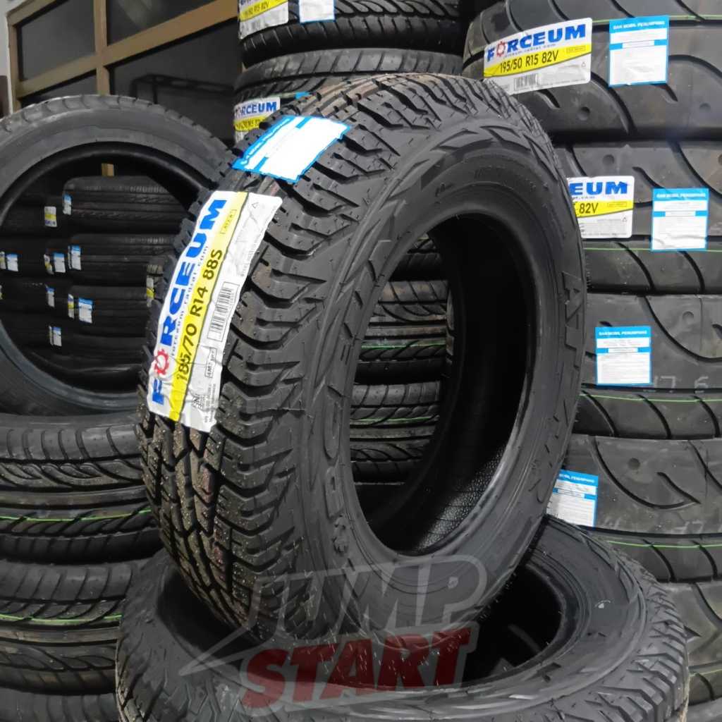 Ban mobil ring14 semi rimba at tubles Forceum ban tubeless ring 14 185 70 R14 avanza xenia kijang si
