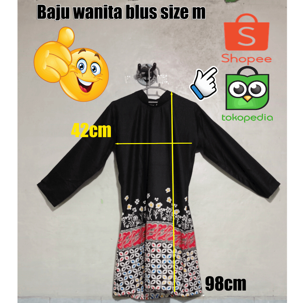 Tenun Gaya Blazer Batik Wanita Modern Premium
