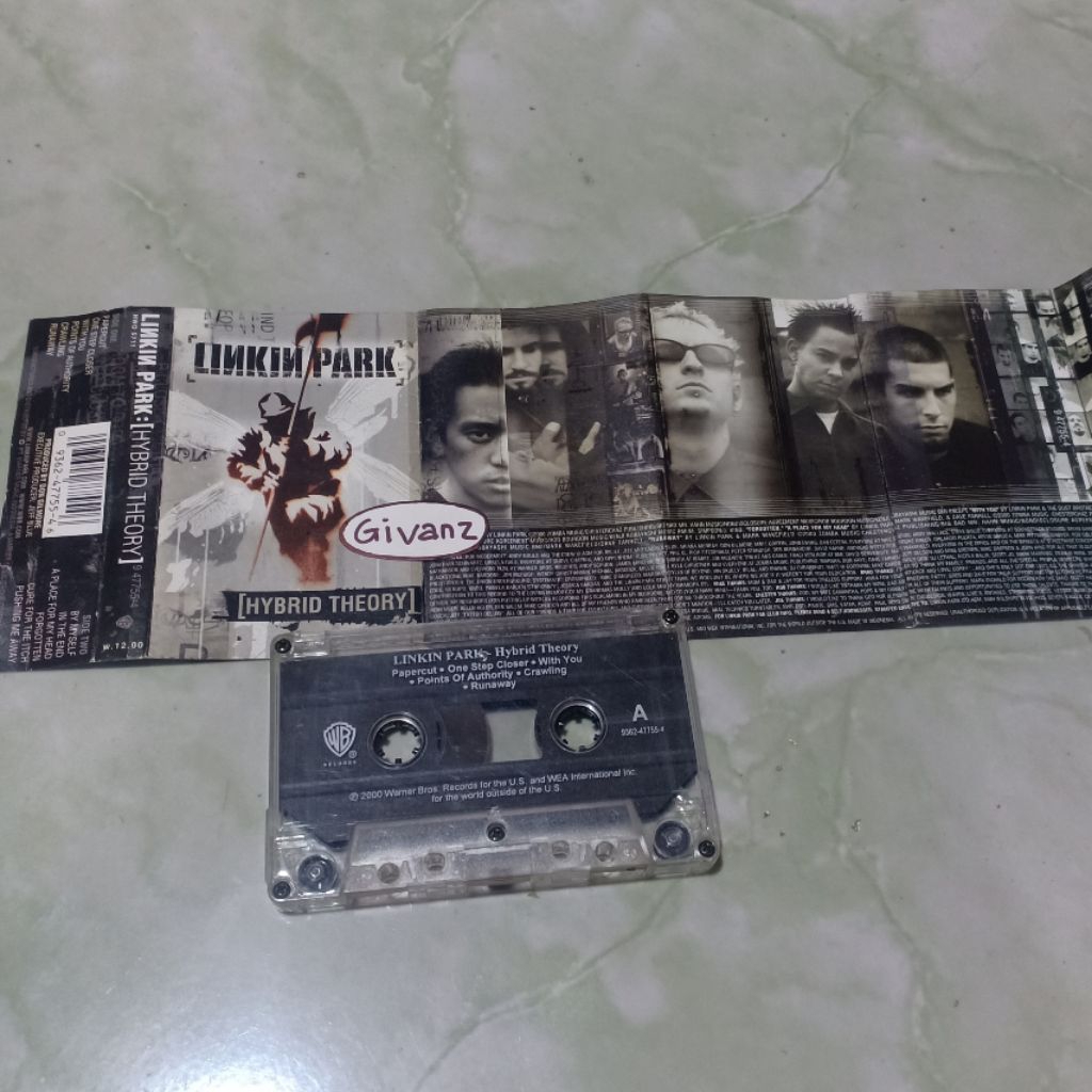 kaset pita LINKIN PARK - Hybrid theory