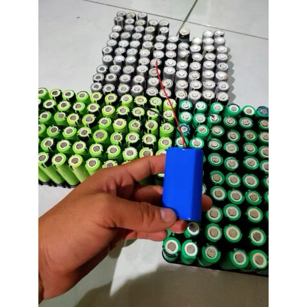 NCR Panasonic 18650 Buat Senter Kepala, Speaker Bluetooth, Baterai pack 6000mAh isi 2 pcs