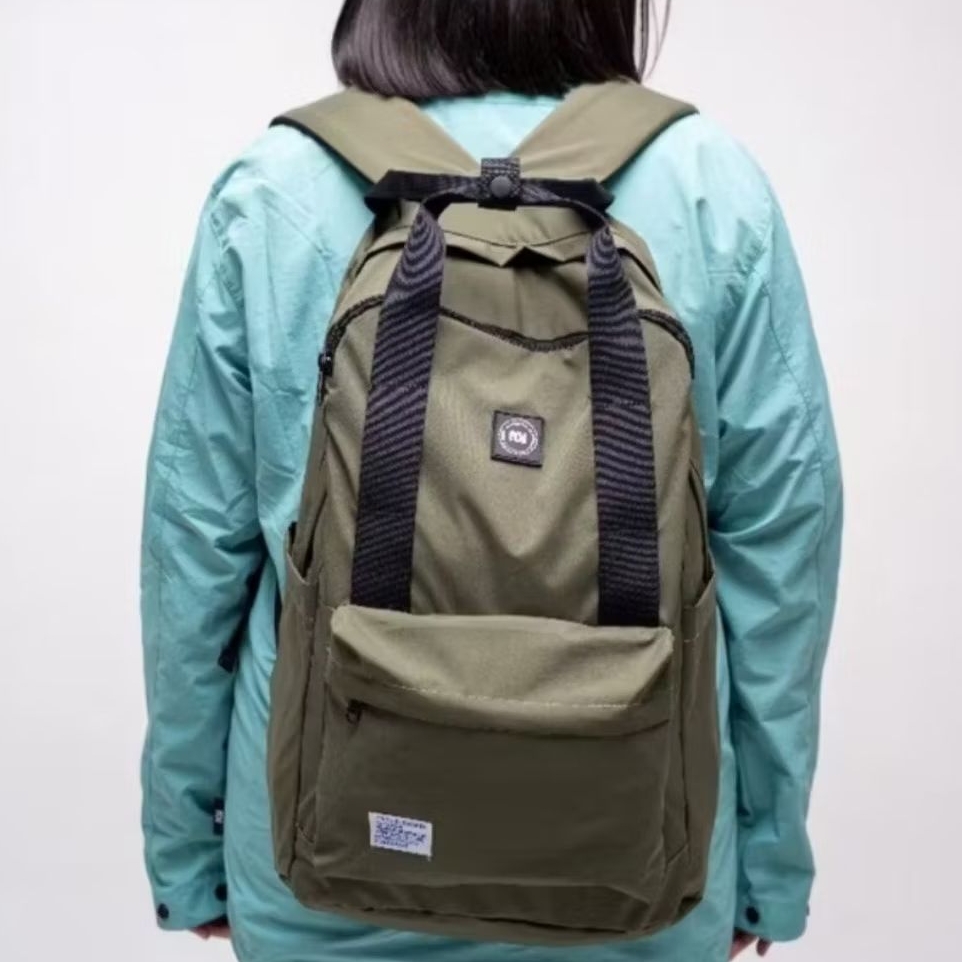 TROUBLEMAKER BAGPACK UNISEX - TROOPER OLIVE - TAS RANSEL - TAS LAPTOP