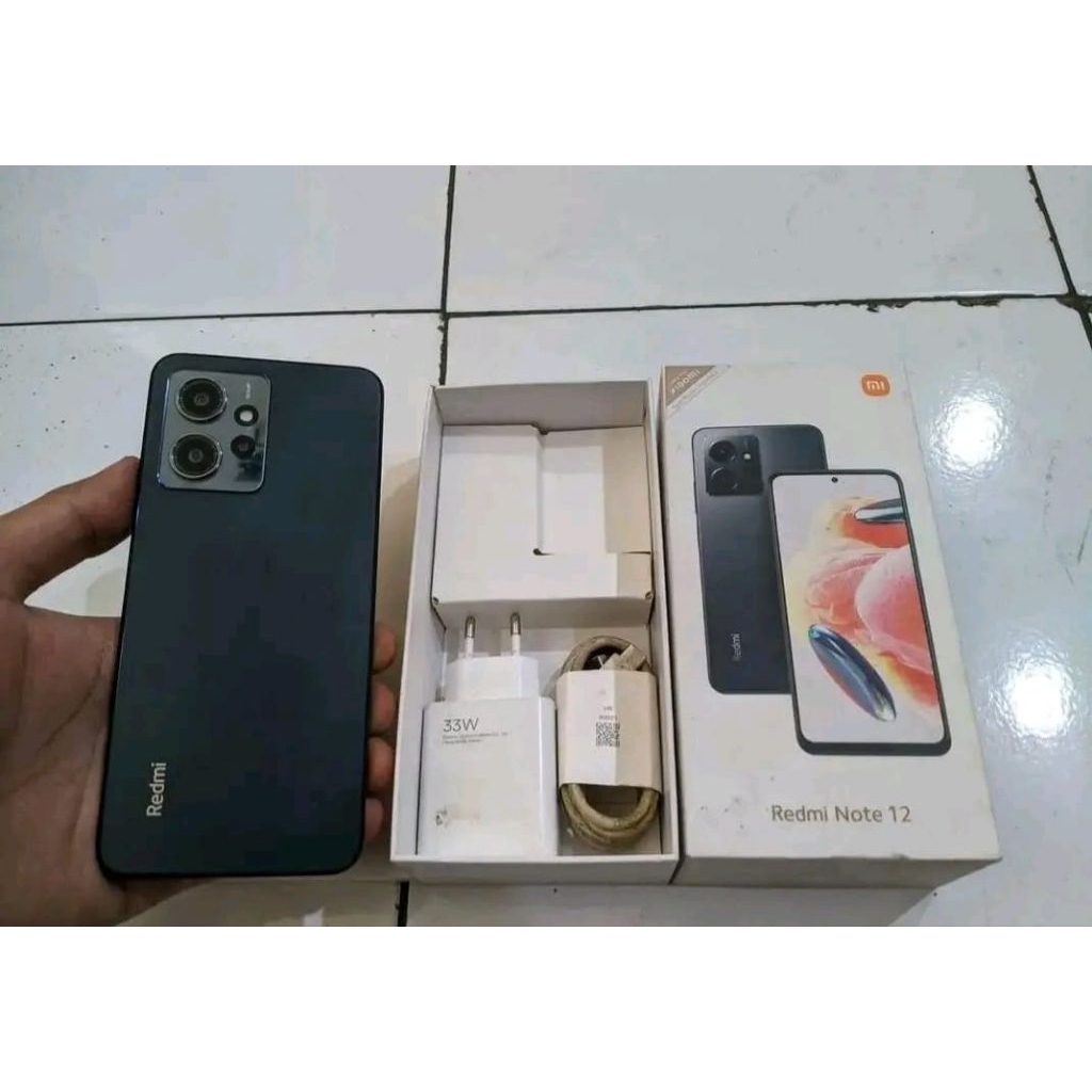 Redmi Note 12 Ram 8/128 Fullset Ori No Minus