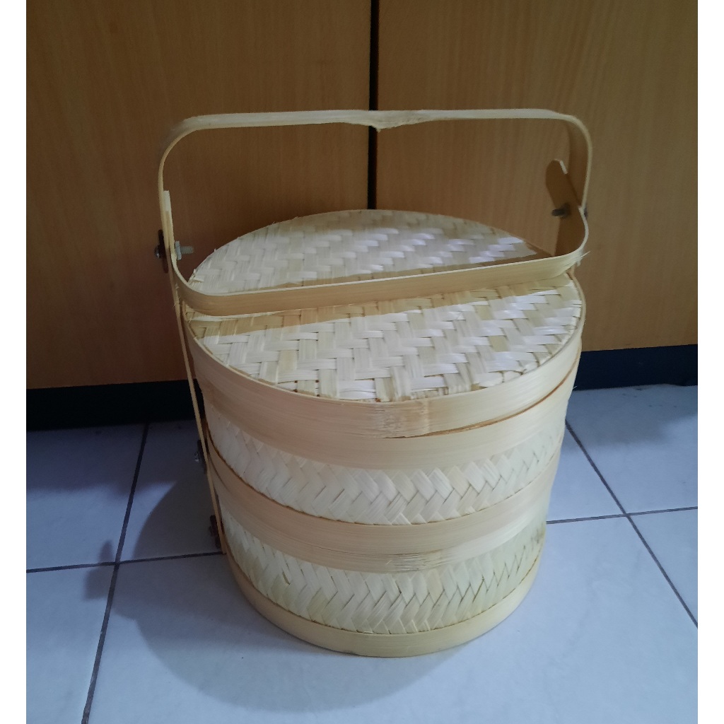 Rantang Bambu 2 Susun ( Tenong )