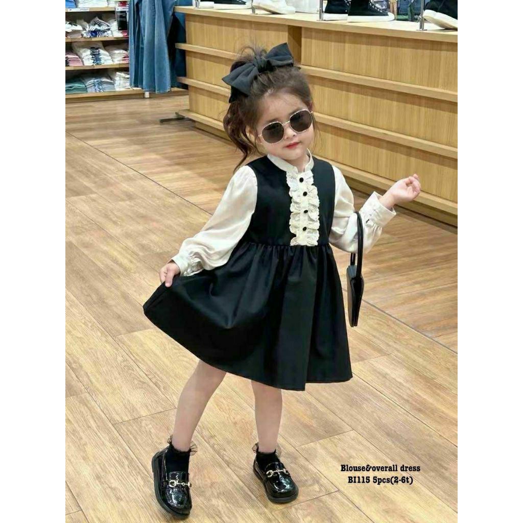 Dress 2in1 import anak
