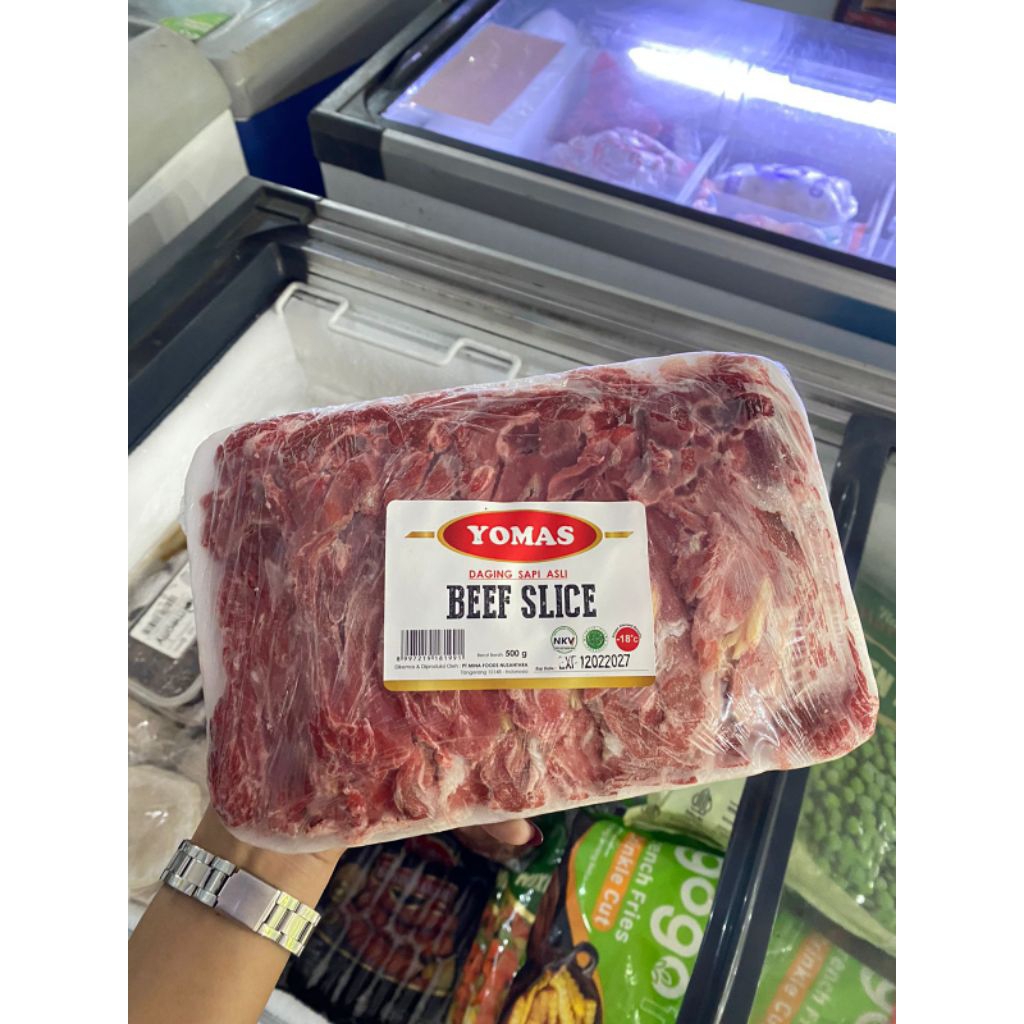 Yomas Daging Slice 500gr  Bogor Frozen