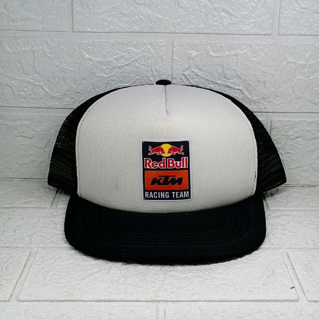 Red Bull Topi Jaring Snapback KTM Racing Team Unisex - Desain Sporty & Nyaman