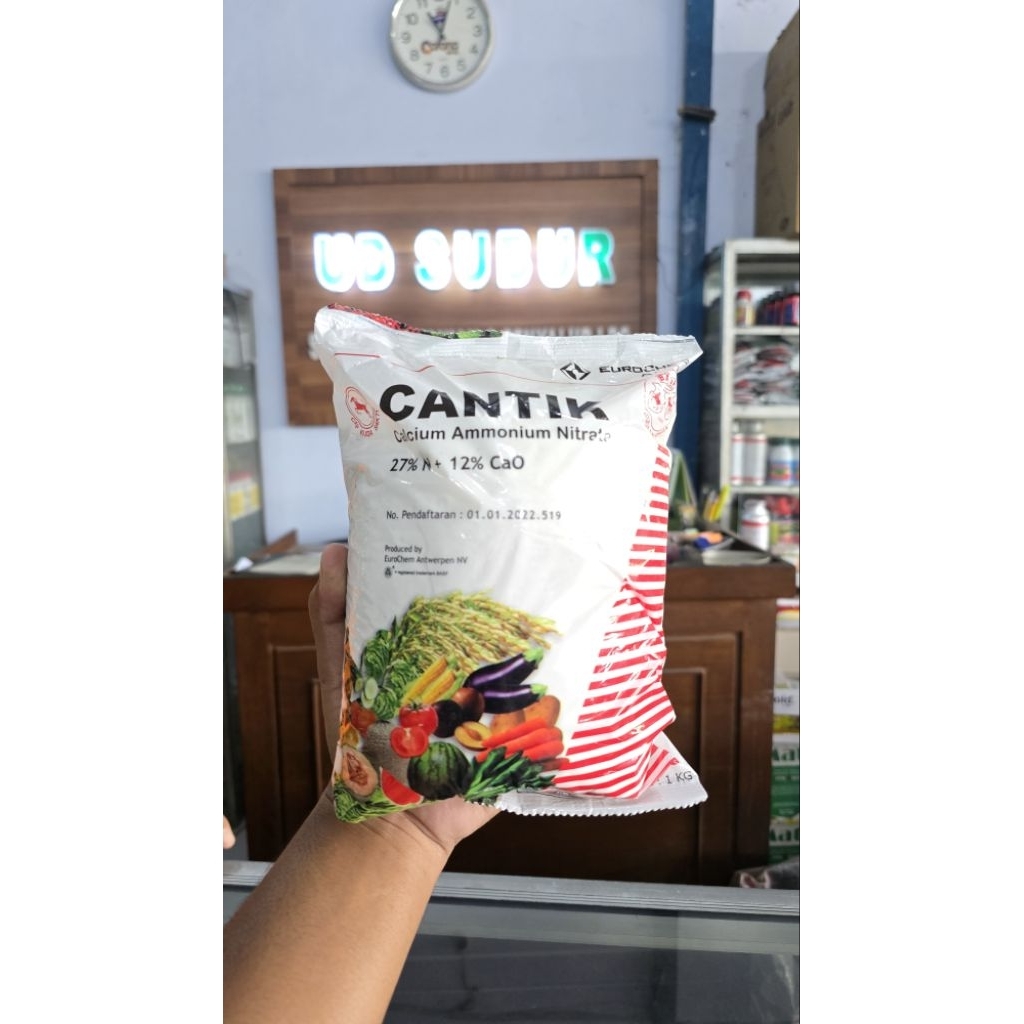 Pupuk NPK CANTIK Pupuk Nitrogen Kalsium Berkualitas Tinggi (Berat bersih: 1kg)