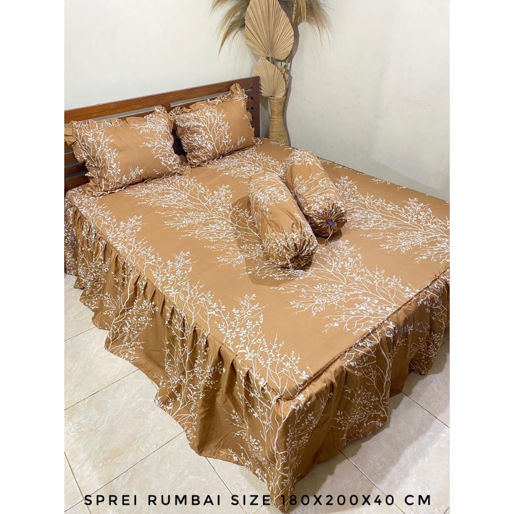 SPREI RUMBAI || Sprei rumbai 180x200x45cm || sprei rumbai homemade