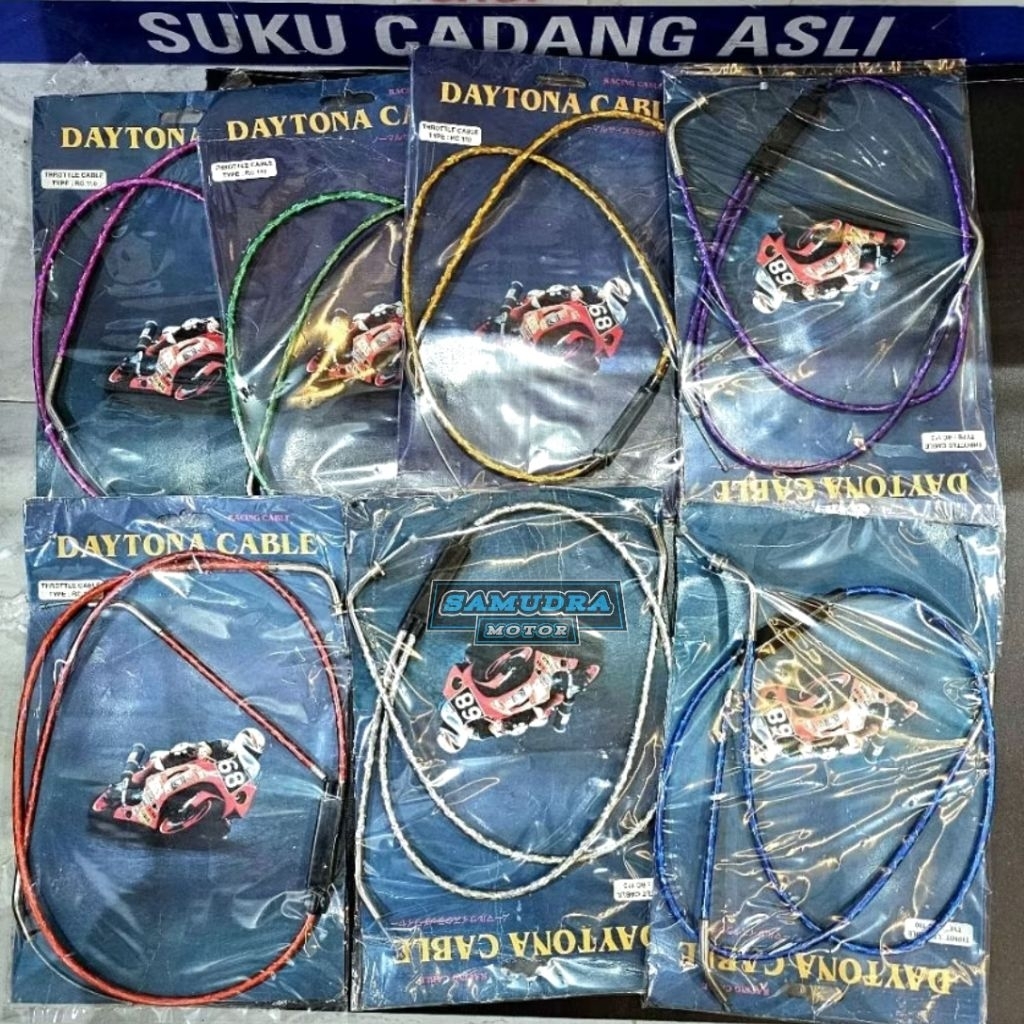 KABEL GAS RC80 RC100 RC110 RC 80 100 110 TORNADO BRAVO SPRINTER CRYSTAL CRISTAL VARIASI WARNA