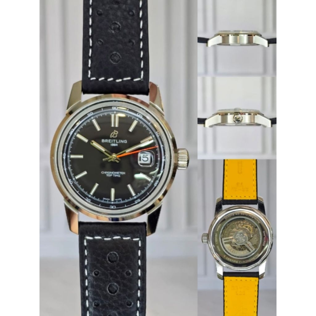 Jam tangan pria Automatic 38MM Top Time Stainless Japan