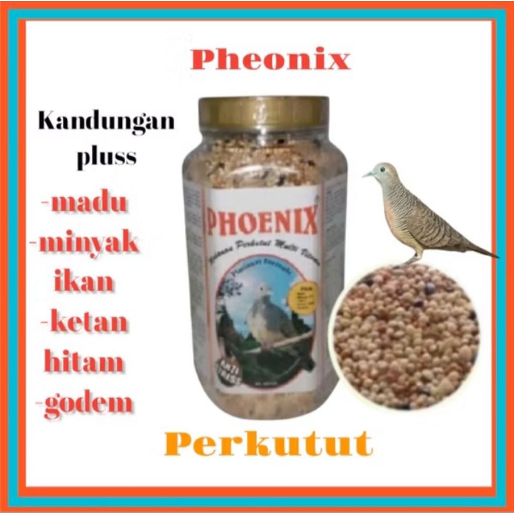 PHOENIX PAKAN BURUNG PERKUTUT PLATINUM PAKAN BURUNG SPESIAL PERKUTUT KEMASAN BOTOL