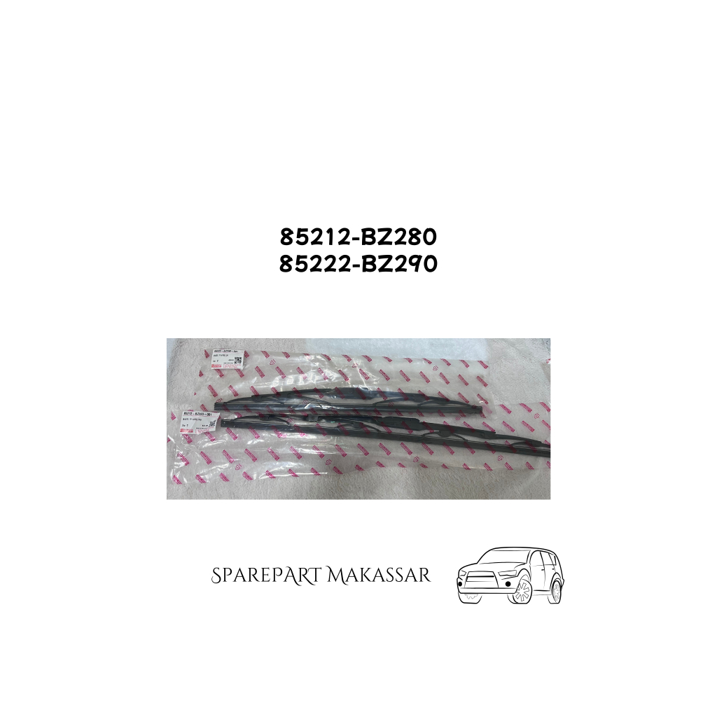 Karet Wiper Depan Set Xenia Avanza Original 85212-BZ280 & 85222-BZ290
