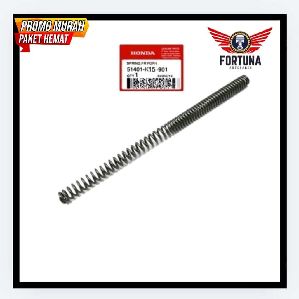 [Bisa COD] PER PIR SKOK SHOCK DEPAN K15 CB 150 OLD CB150R CB 150 LED 2015-2020 PANJANG 40.5 CM 51401