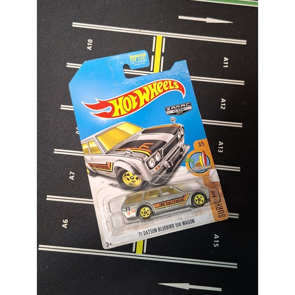 Hot Wheels '71 Datsun Bluebird Wagon Zamac