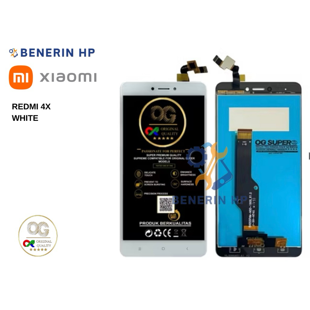 LCD TOUCHSCREEN REDMI 4X WHITE