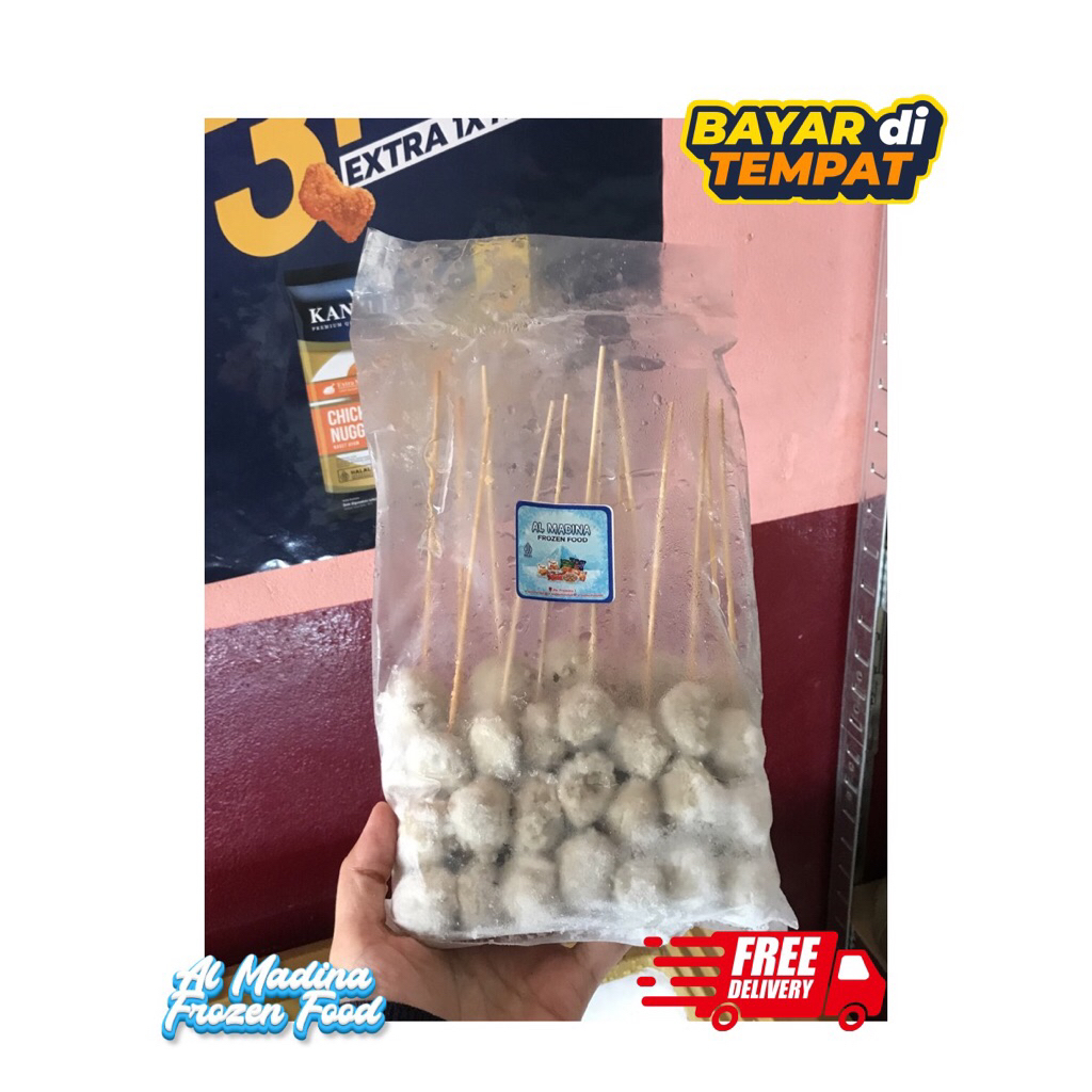 BAKSO TUSUK BAKSO BAKAR ISI 11 TUSUK AL MADINA FROZEN FOOD