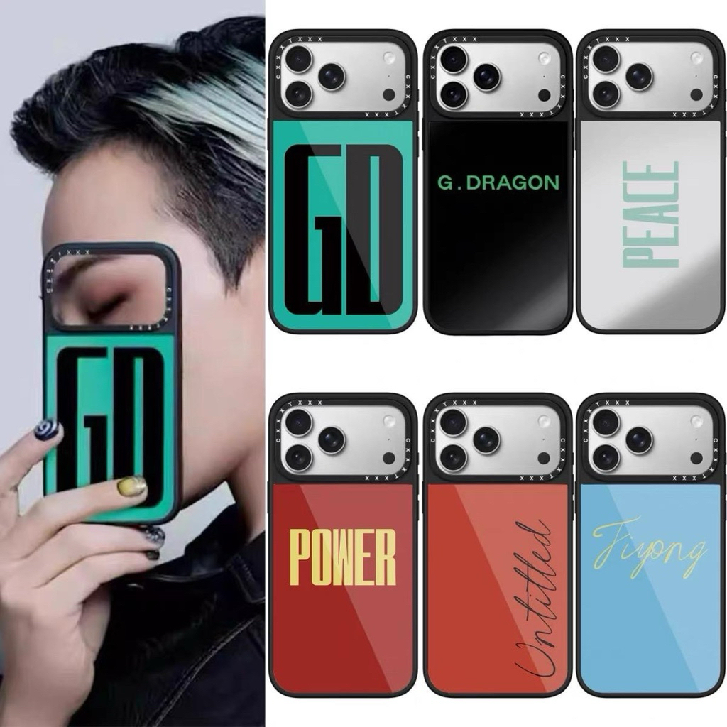 New Casetify Case GD GDragon Series Mirror Magnet Jiyong Gd Pmo Full Cover Casing For iPhone 17 17PR