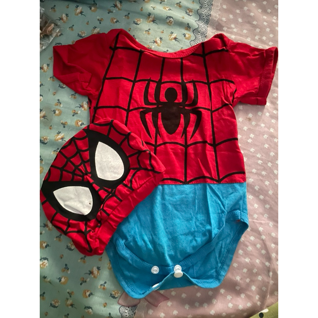 pl jumpsuit spiderman || pl jp superhero || jumpsuit superhero