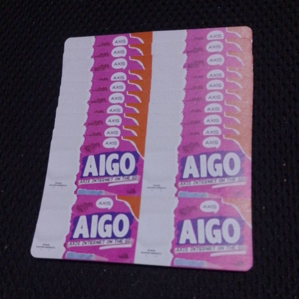 voucher kosong AXIS AIGO