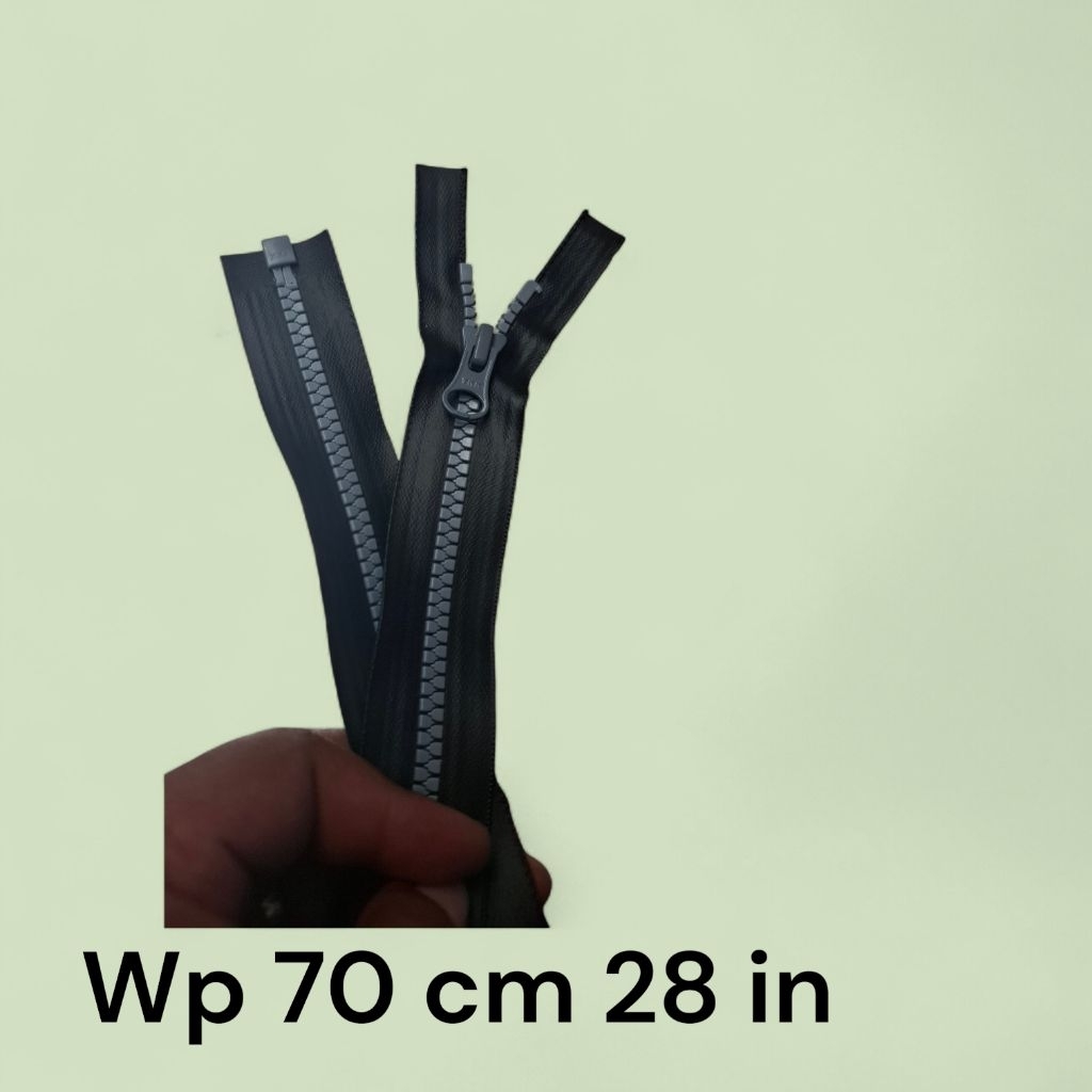 resleting ykk waterproof no5 70 cm - 80 cm  autolock