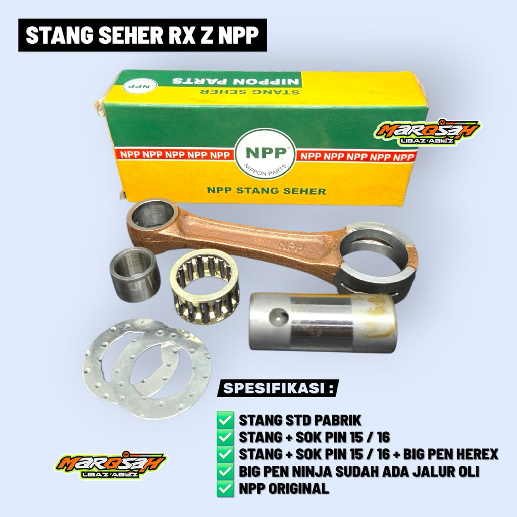 STANG SEHER RXZ RX Z NPP CONROOD RXZ NPP SOK PIN 15 16 BIG PEN NINJA JALUR OLI