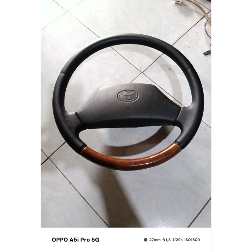 stir kijang kapsul wood panel setir lgx lx sgx Efi krista stir kayu