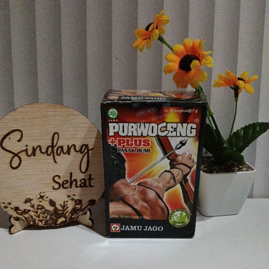 Jamu Herbal Khusus Pria Purwoceng Plus pasak Bumi Jago, 1 Pack, 3 Pack dan 5 Pack