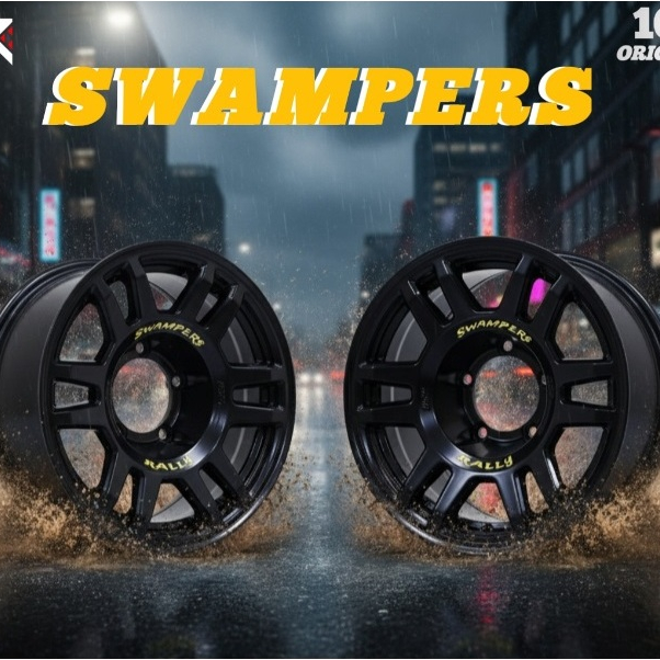 Velg Jimny, Katana Ring 15 PCD 5X139 | Velg HSR Swampers R15 Lebar 8