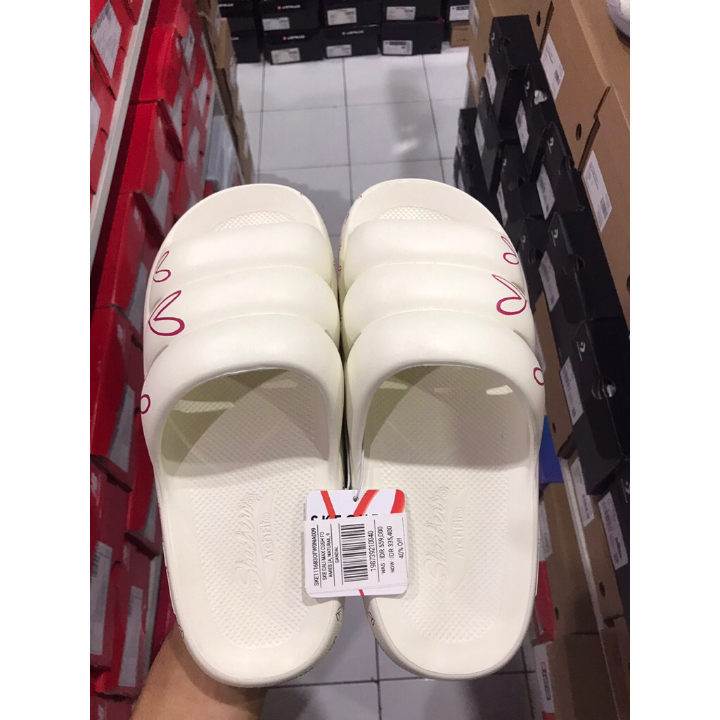 BIG SALE SANDAL SKECHERS BELOVED OFF WHITE [111125] ORIGINAL