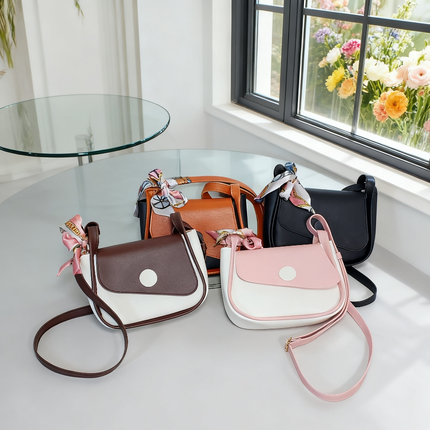 CORLA BAG Tas Selempang Wanita Terbaru Kekinian Bonus Kain Syal  Bahan Kulit Sintetis Premium