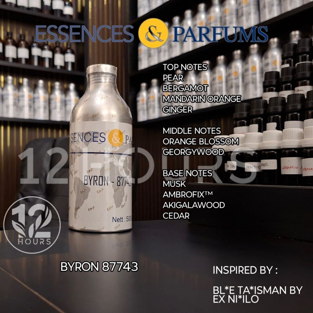 Bibit parfum Murni Essences&parfum " BYRON " grade A  repack  50gr dan 100gr