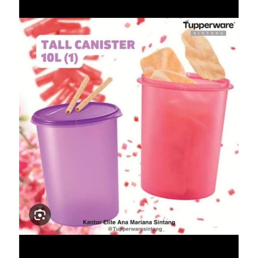 tall canister tupperware