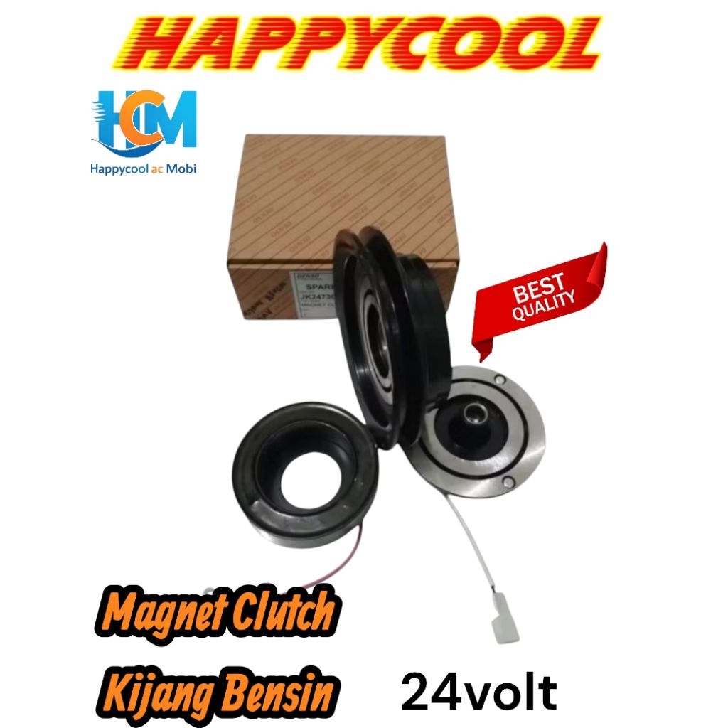 Magnet Clutch Pully set Compresor Kompresor AC Mobil Toyota Kijang Bensin Denso malaysia 24volt