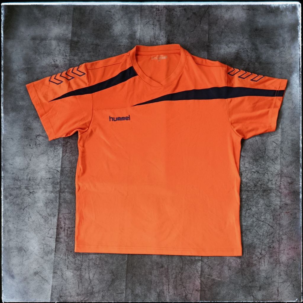 Kaos cowok Hummel jersey sepakbola futsal size M