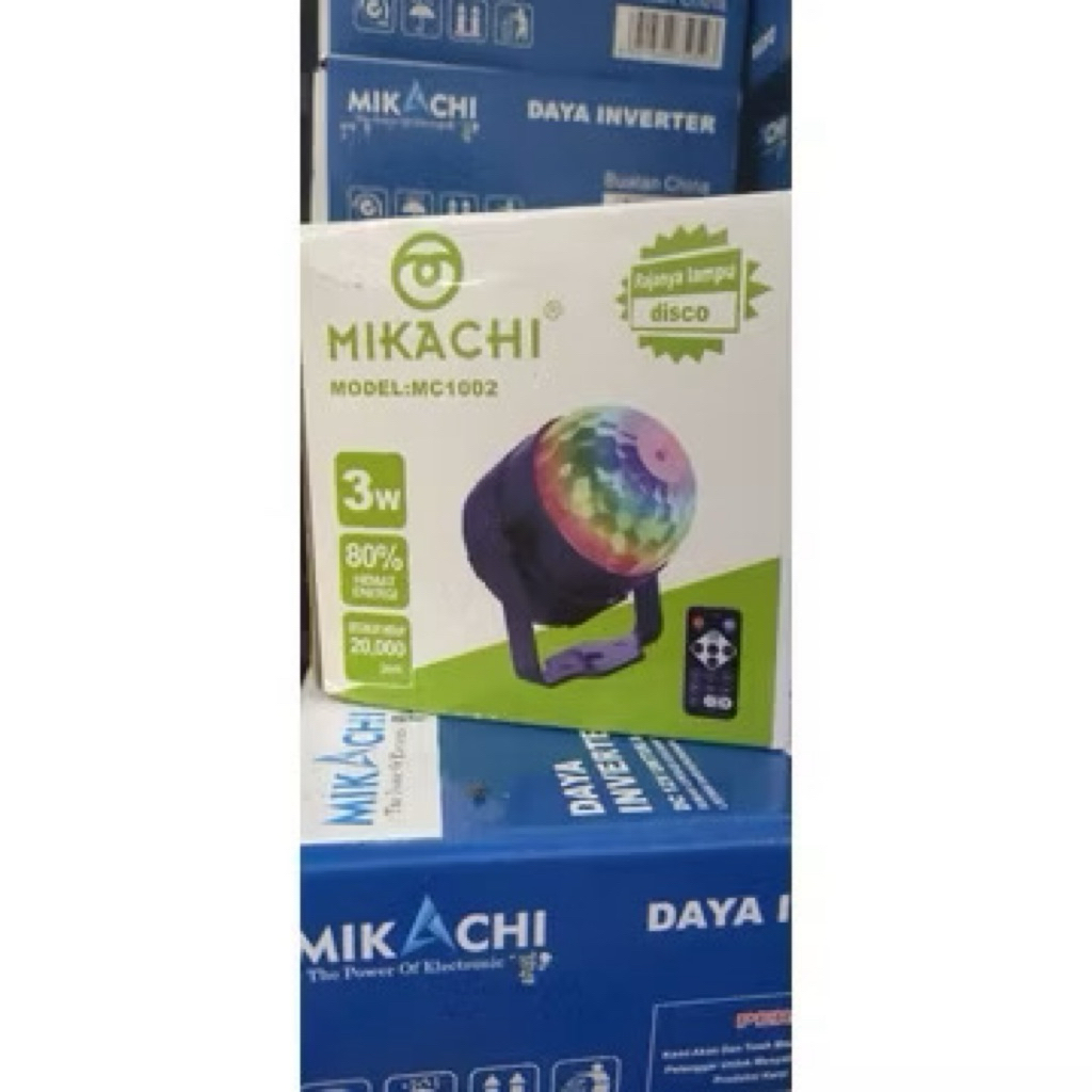 Mikachi Lampu LED Disco Sensor Suara