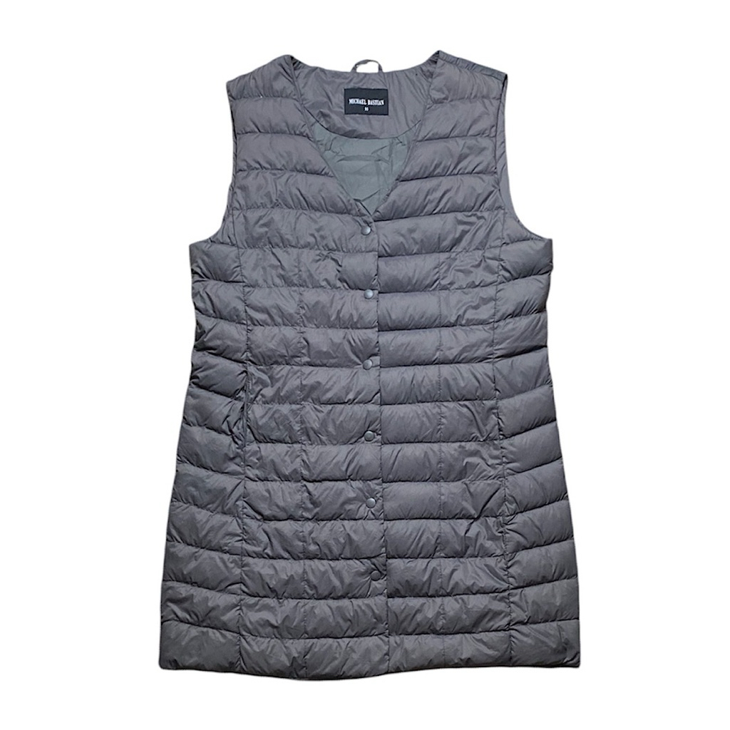 Michael bastian ultralight down vest gray rompi second