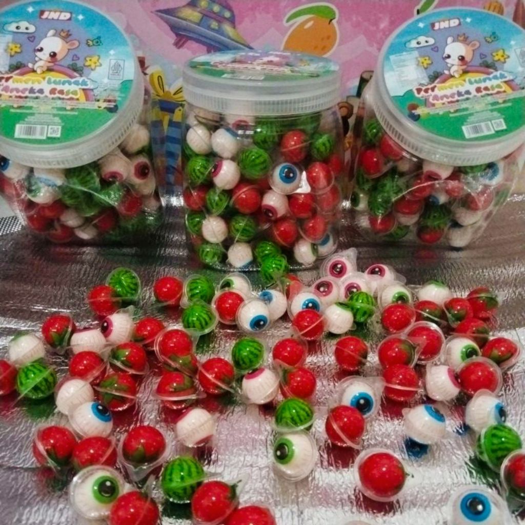 PERMEN LUNAK MINI MIX isi 120pcs 1toples